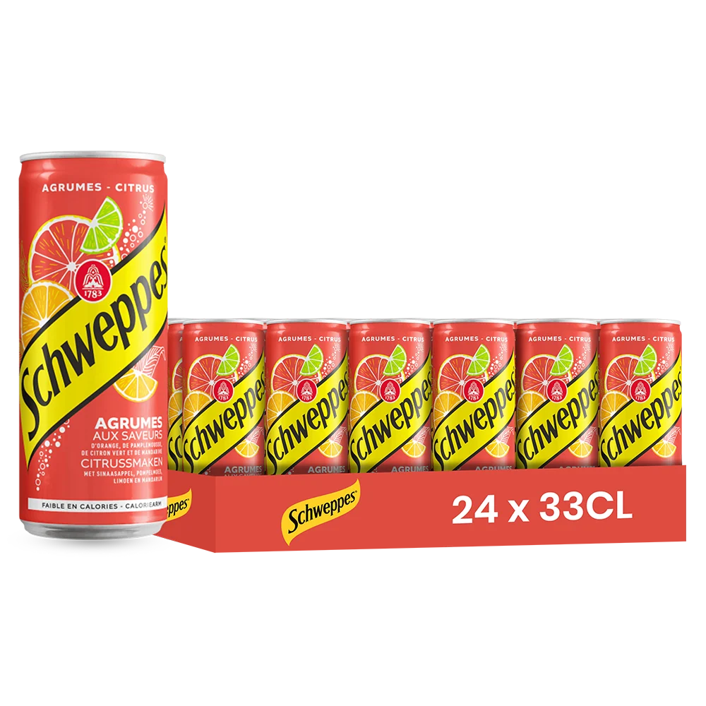 Schweppes Agrumes 330ml 24 stuks