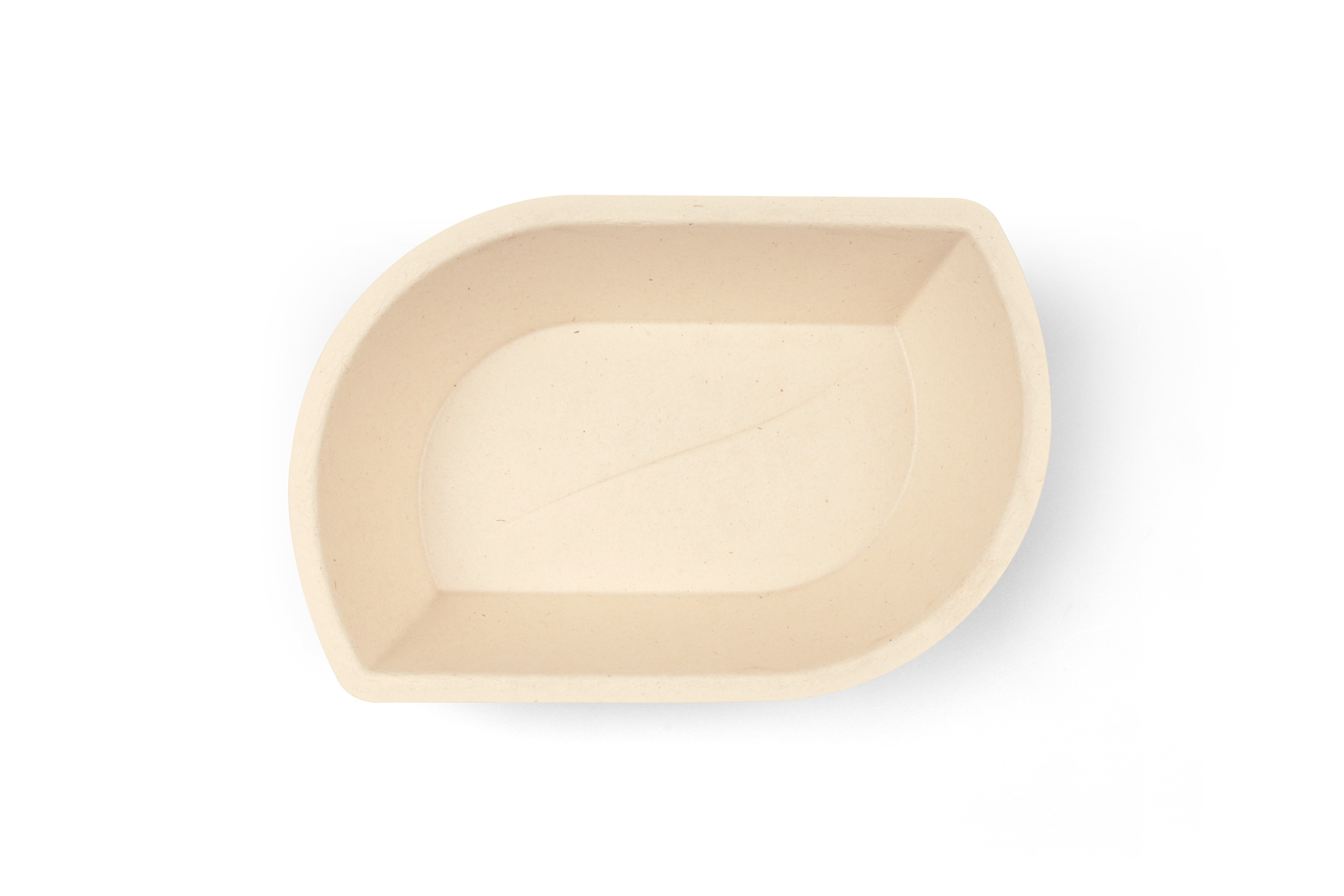 Snackbakjes A13, suikerriet 16,8 x 11,1 x 3,6 cm bruin