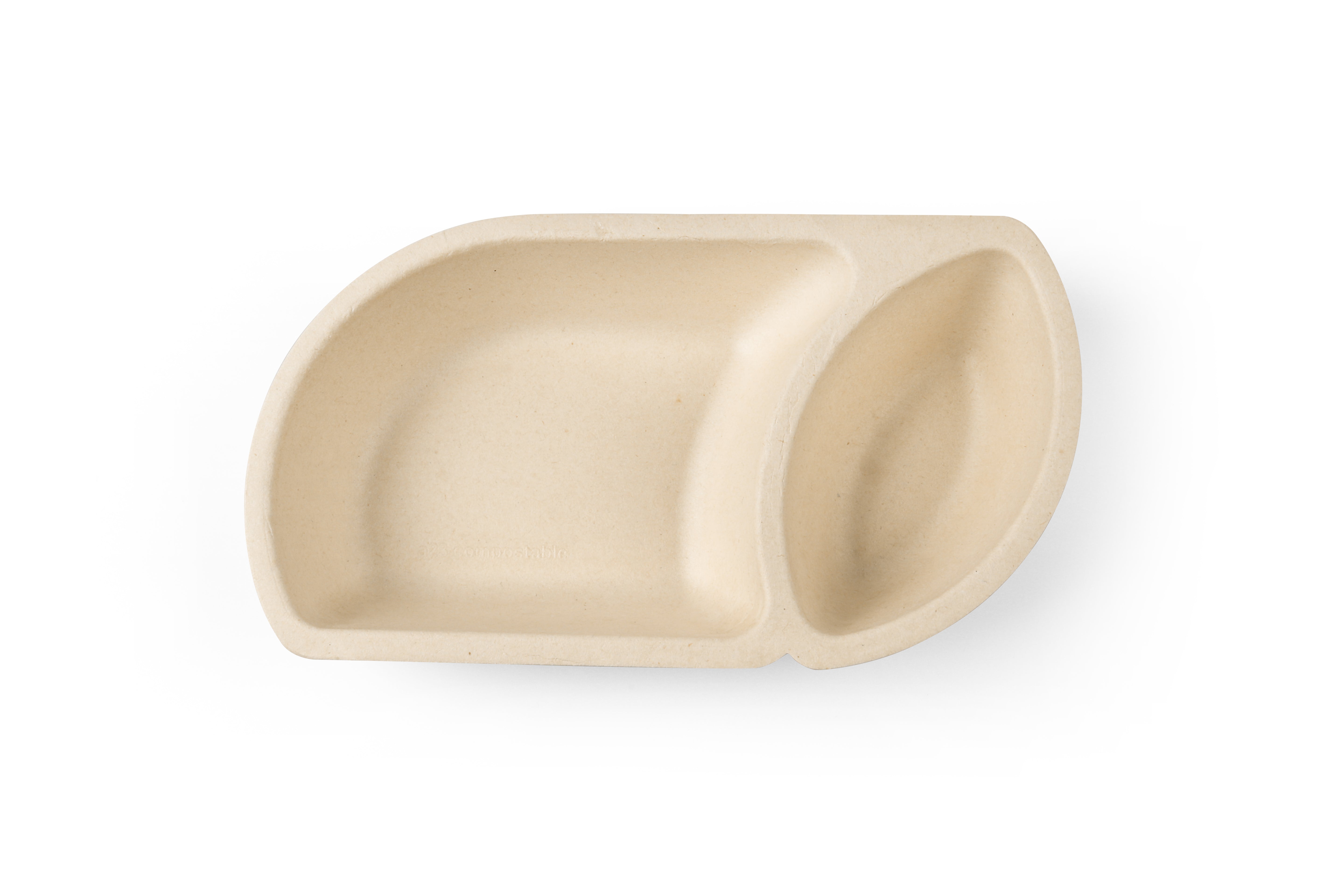 Snackbakjes A23 / A7+1, suikerriet 17,6 x 9,2 x 3,2 cm bruin