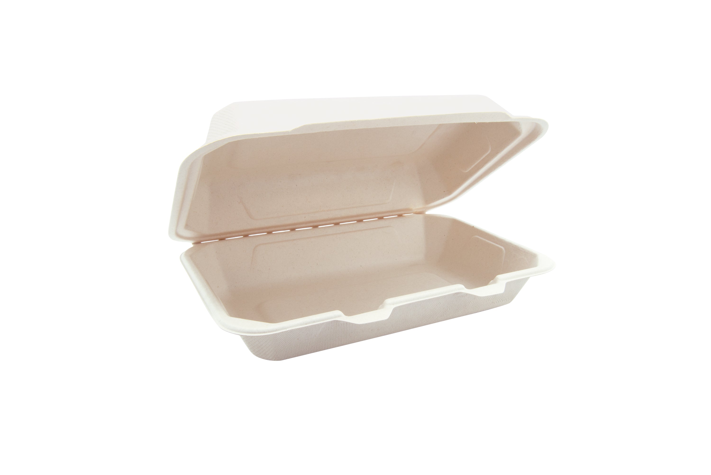 Hamburgerboxen IP10, suikerriet 24 x 16 x 7,2 cm ( prijs per doos )