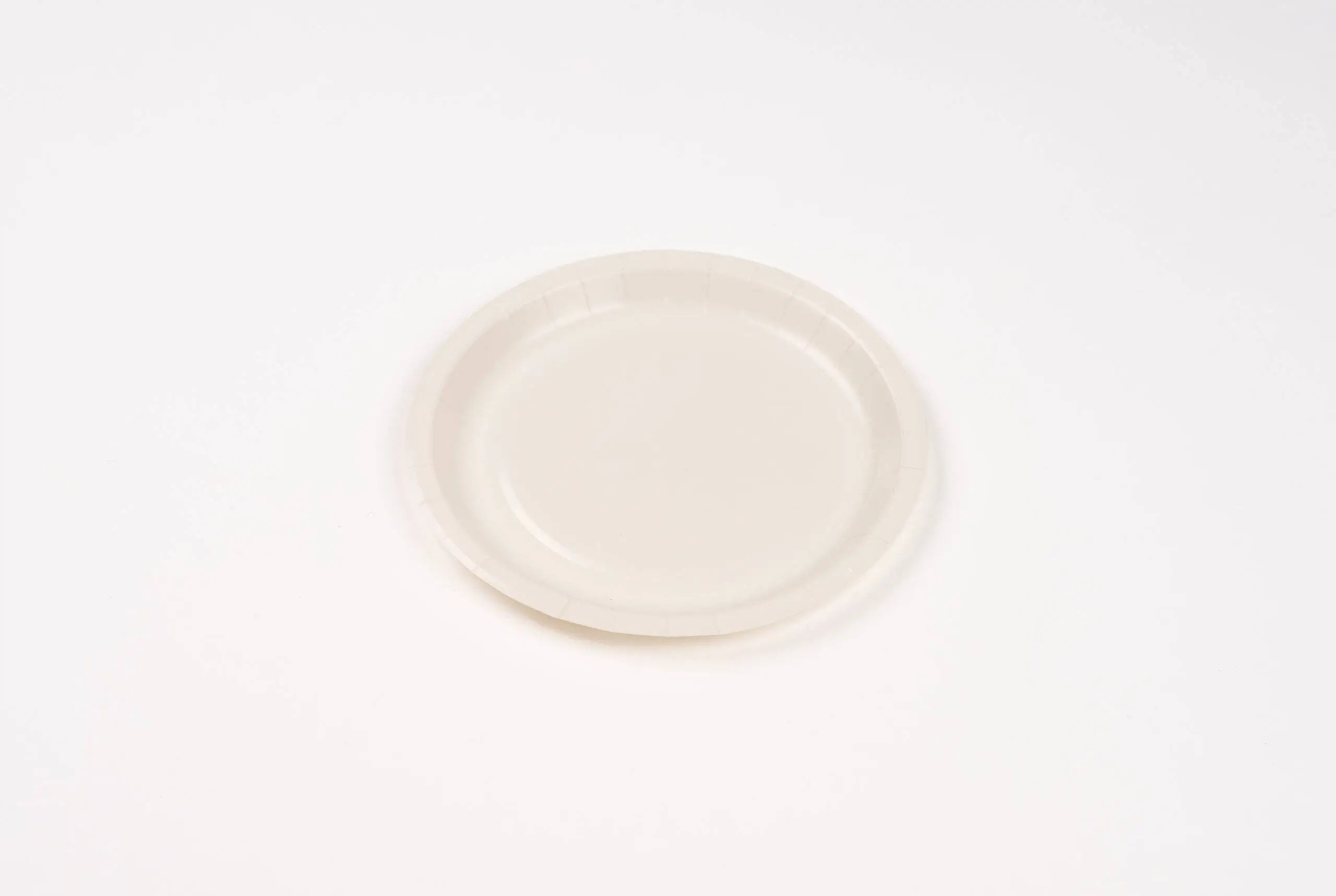 karton Bord Ø18cm wit