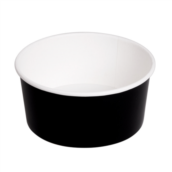 Salade bowl Kraft/PE Zwart 1000ml