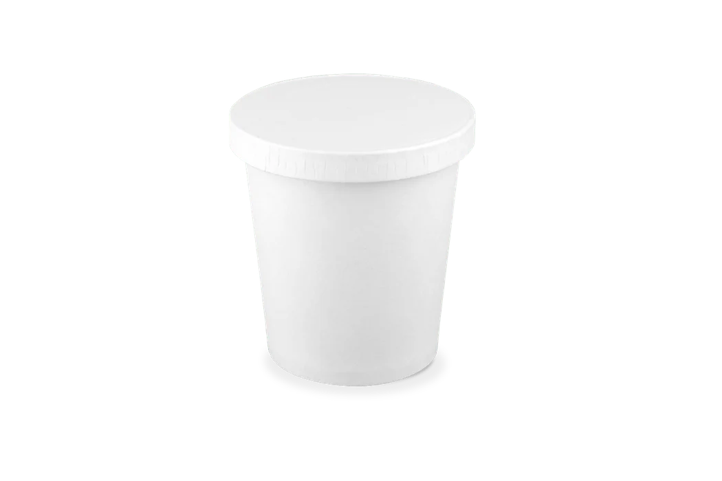 Saus cups+deksel kraft 4oz 120ml