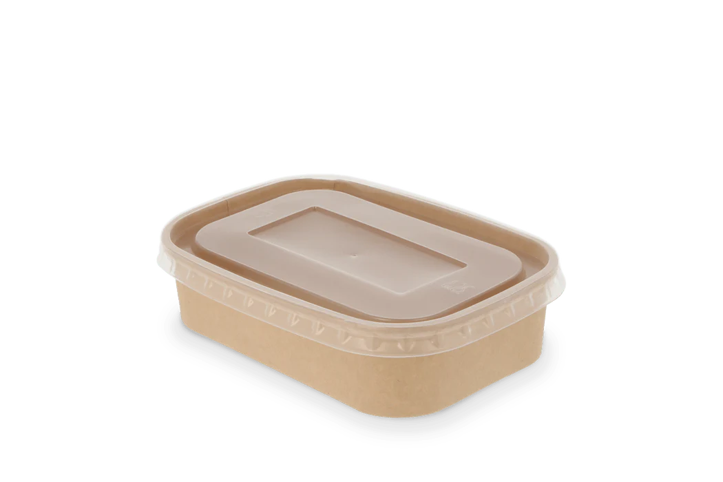 Maaltijdbak karton 1000ml Bruin 300 stuks