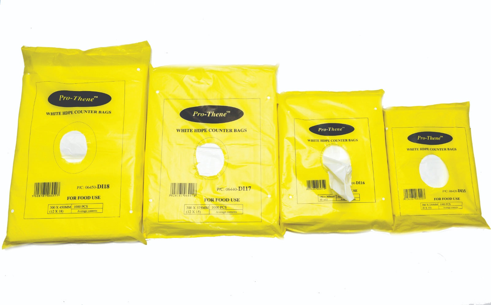 Polyzakken Wit ( LDPE zakken ) 300 x 450 mm