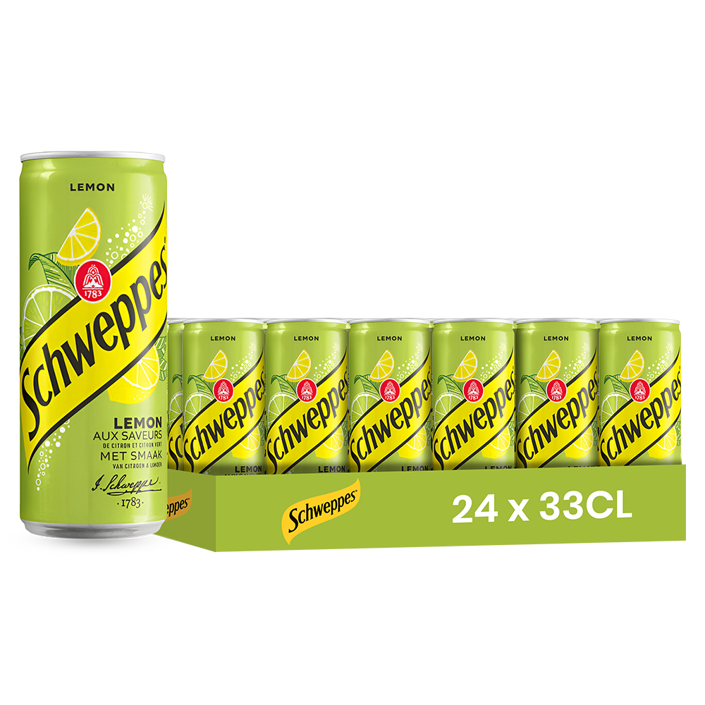 Schweppes Lemon 330ml 24 stuks