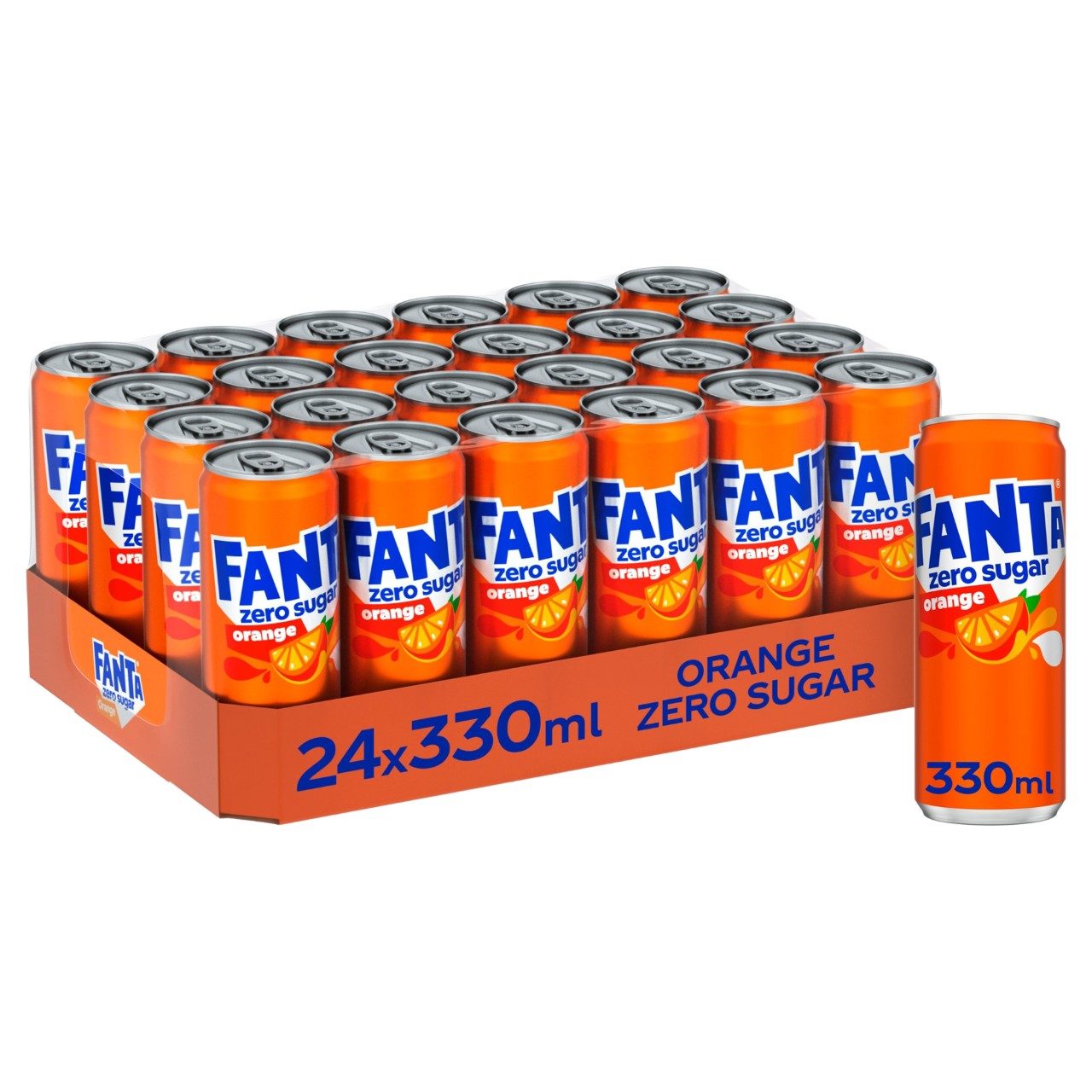 Fanta orange zero sugar 24 x 330ml