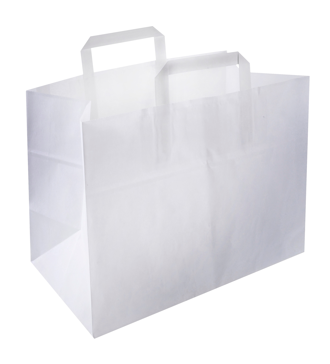 Papieren tassen klein wit 22x10x28 250 stuks BIO