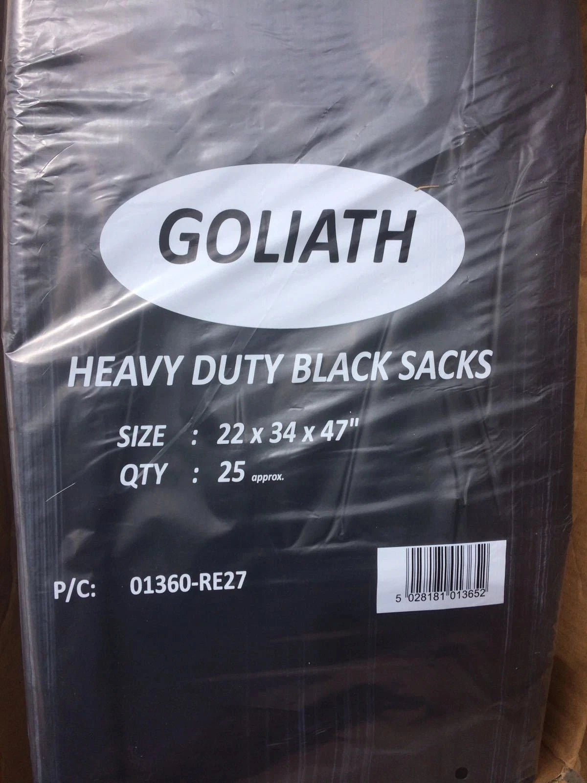 Afvalzakken Goliath 120 ltr 60 x 90 x 120cm 100 stuks
