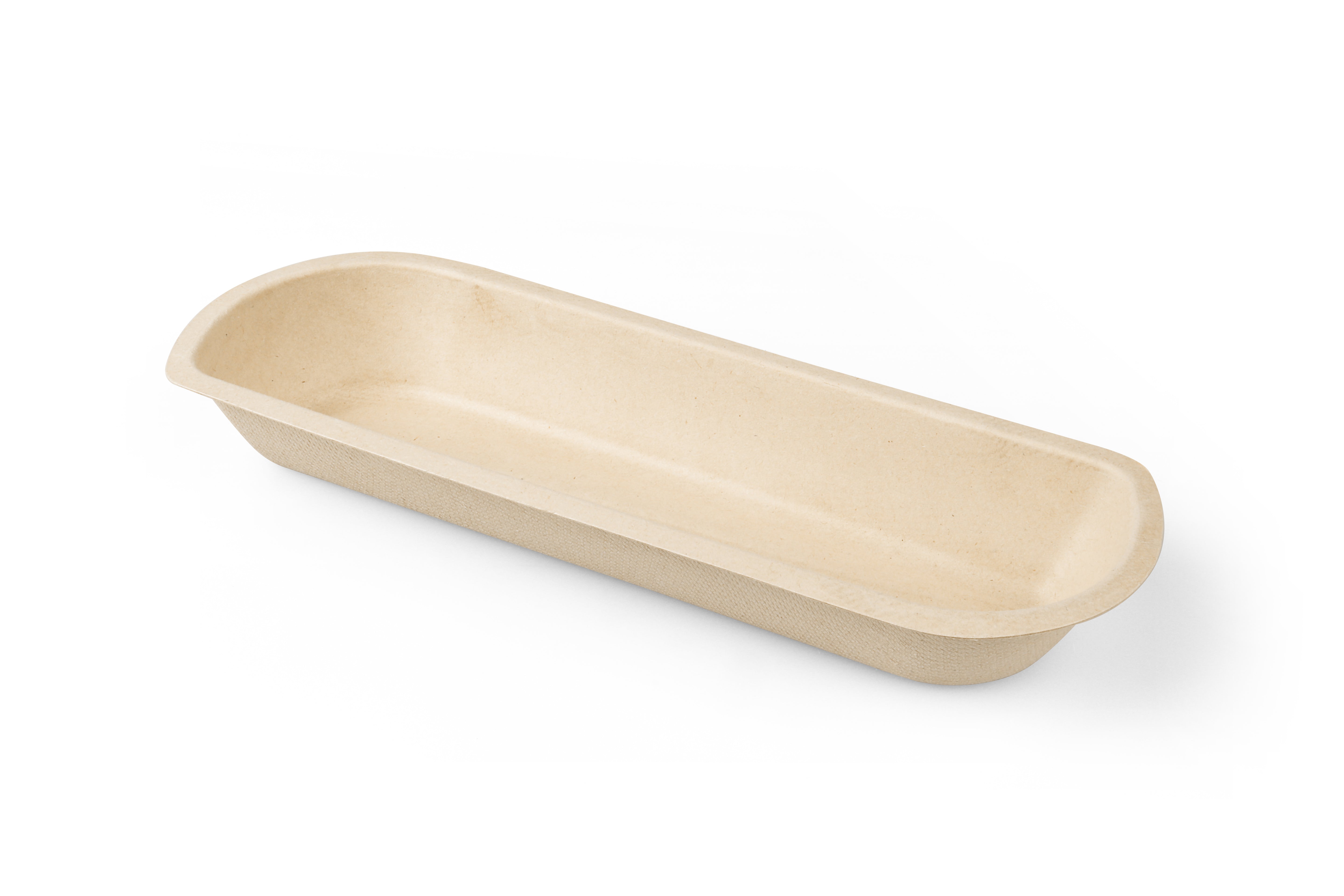 Snackbakjes A16, suikerriet 21 x 7,1 x 3,3 cm bruin