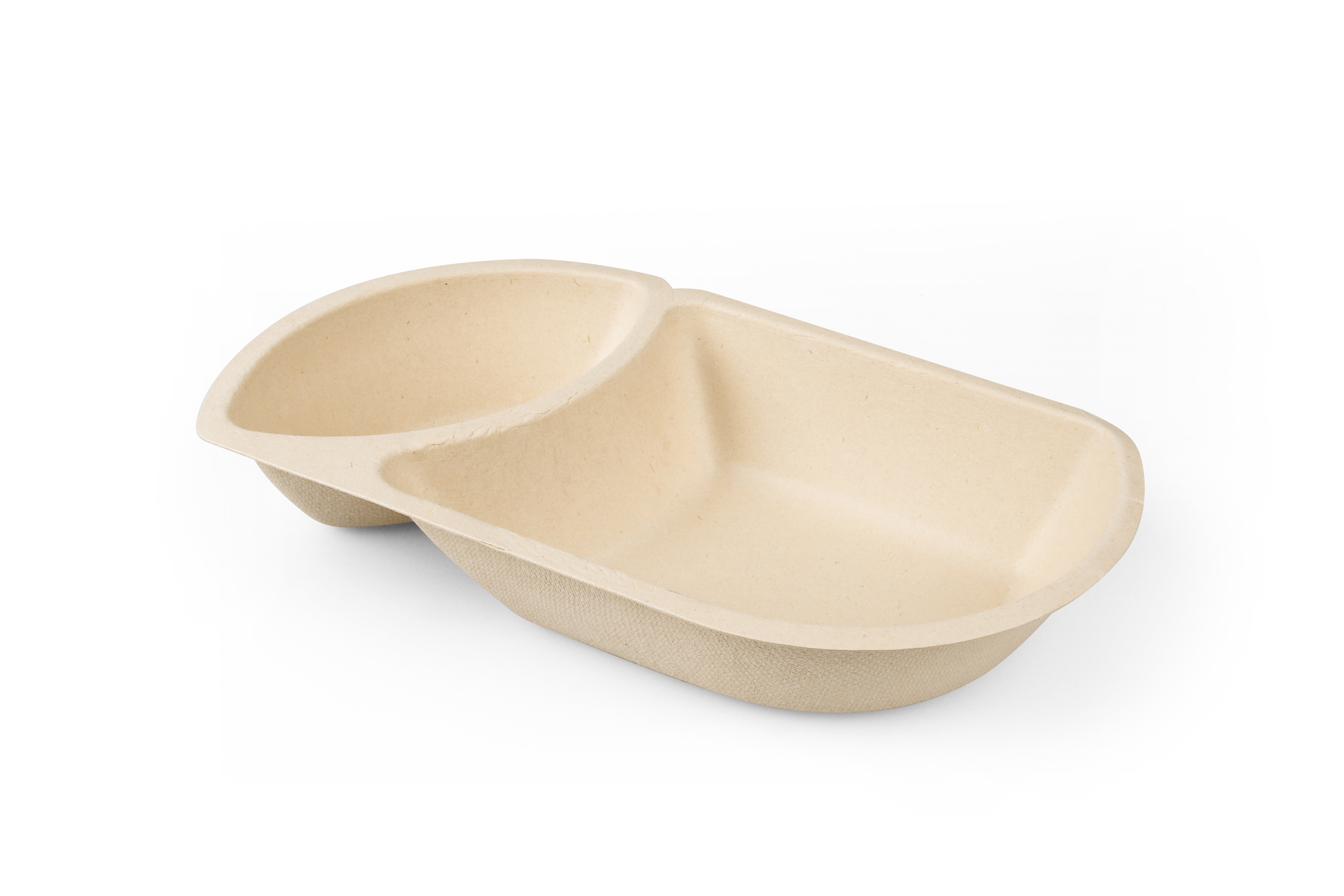 Snackbakjes A22 / A9+1, suikerriet 19,4 x 11 x 3,6 cm bruin