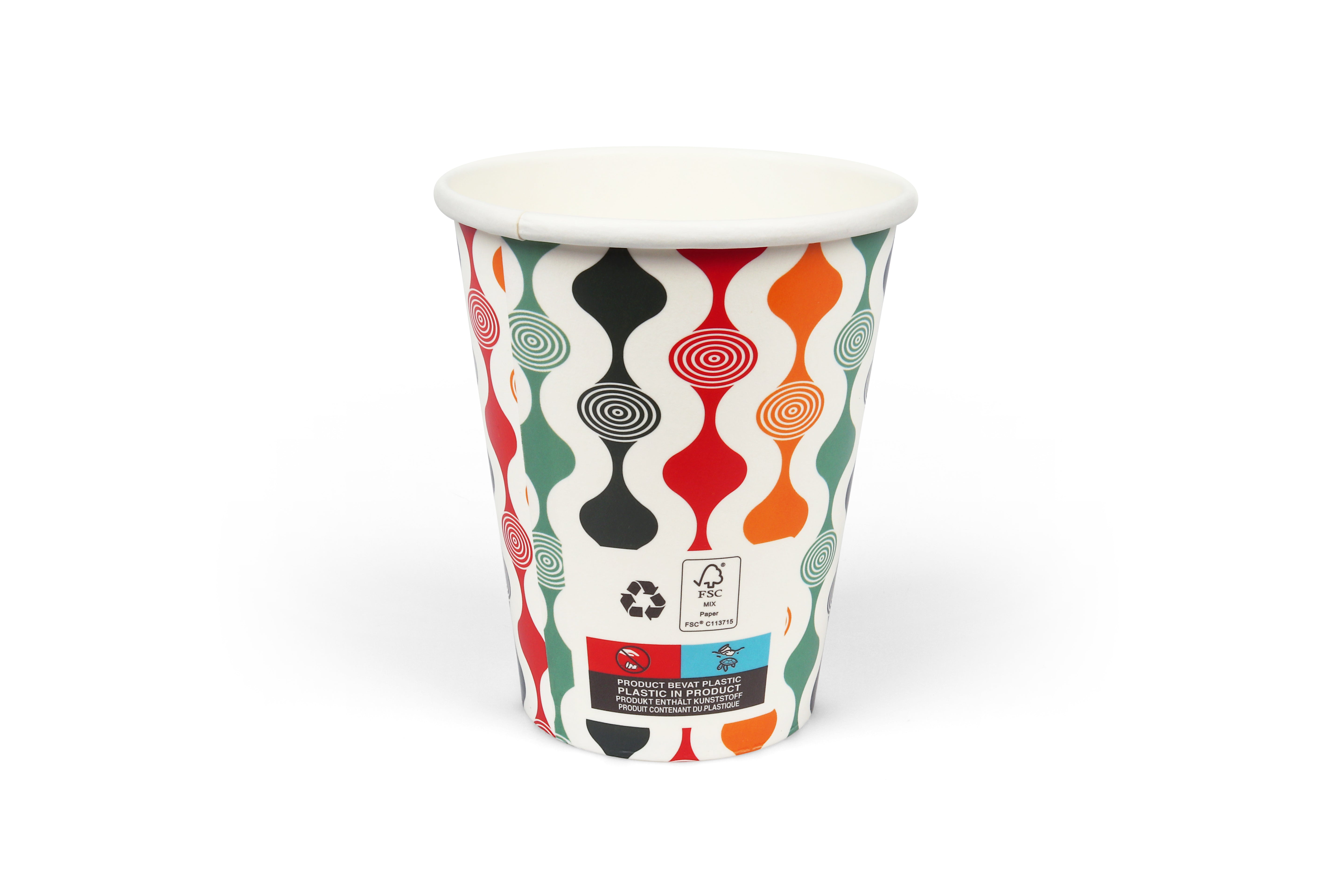 Milkshakebekers 300 ml (12 oz), karton Ø 9,2 x 10,8 cm