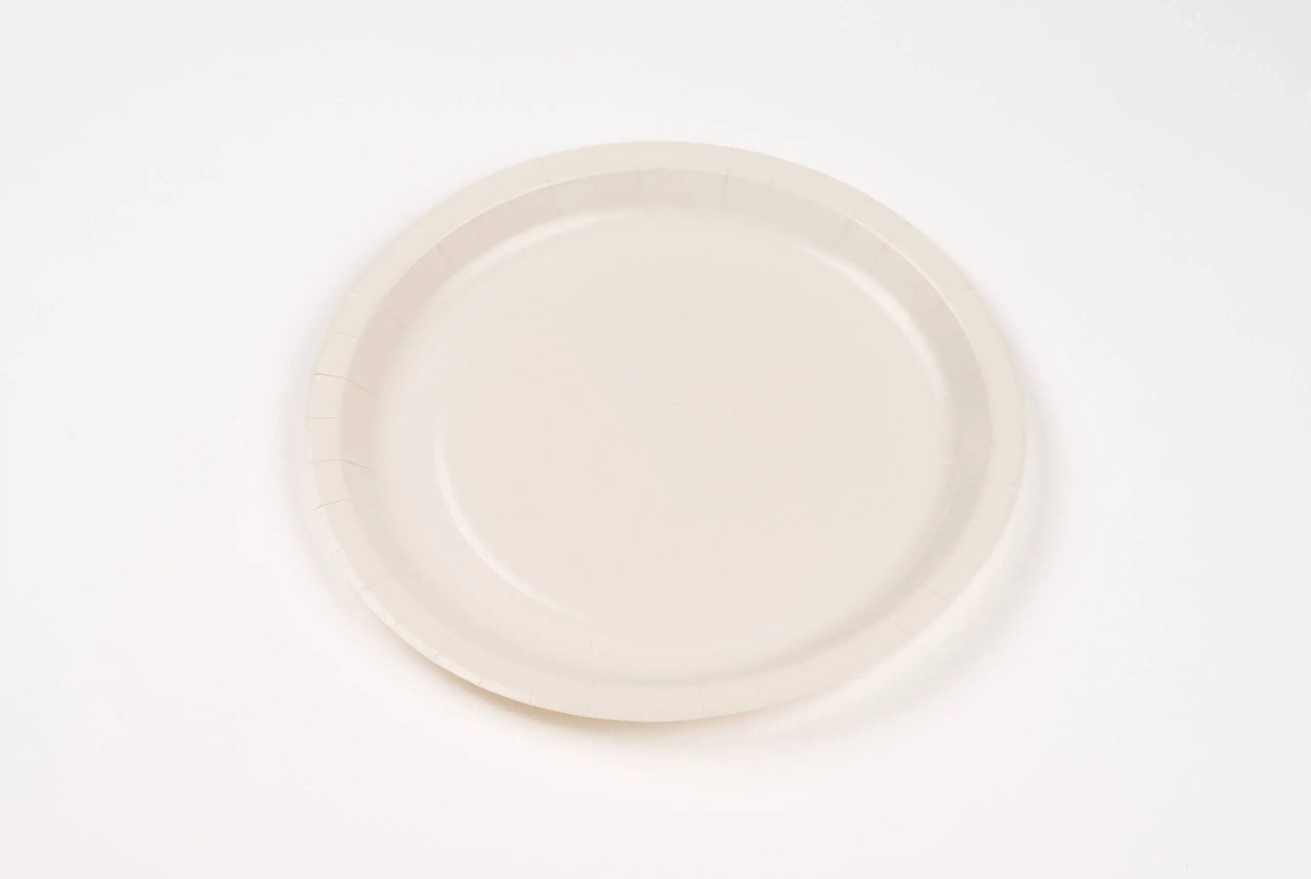 karton Bord Ø23cm wit