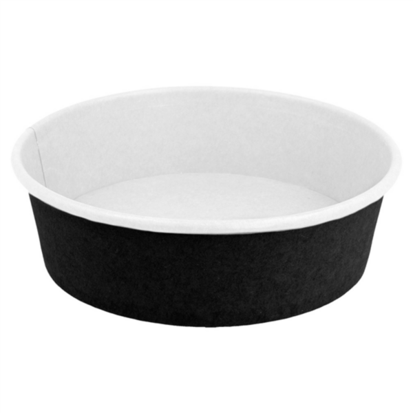 Salade bowl Kraft/PE Zwart 500ml