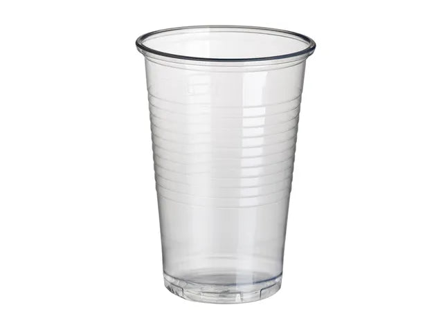 Transparant plastic beker 7oz