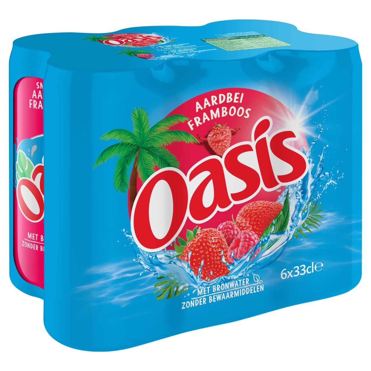 Oasis Frambozen 330ml 24 stuks