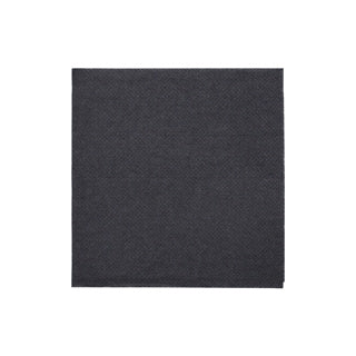 Servetten 2 laags 1/4 vouw 25x25cm zwart 200 stuks