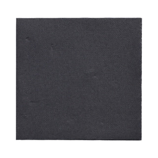 Servetten 2 laags 1/4 vouw 40x40cm zwart 125 stuks
