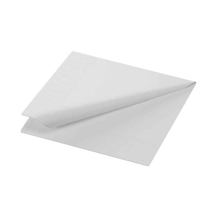 Servetten 2 laags wit 100 stuks